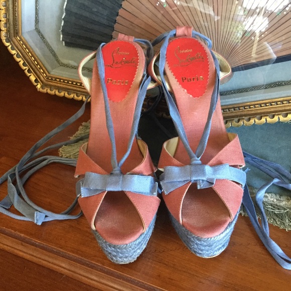 Christian Louboutin Shoes - SOLD Christian Louboutin Espadrilles Lace ups SOLD